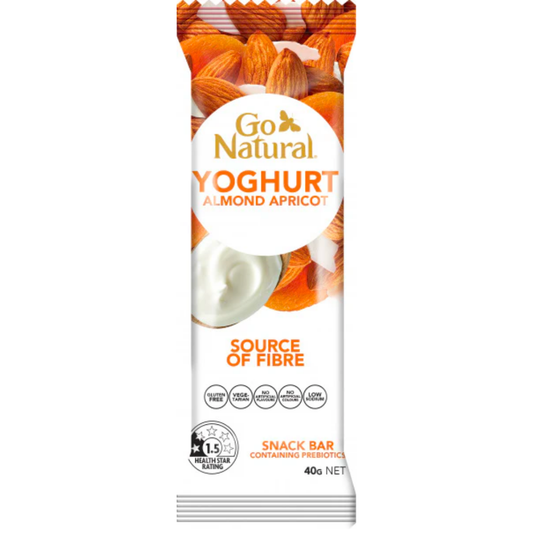 Go Natural Yoghurt Almond Apricot 16x40g