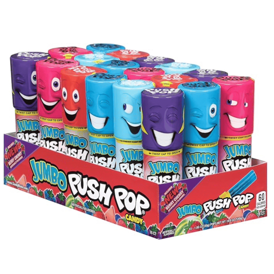 Jumbo Push Pop 18 X 30g Heavenly Treats jumbo-push-pop-18-x-30g-heavenly-treats