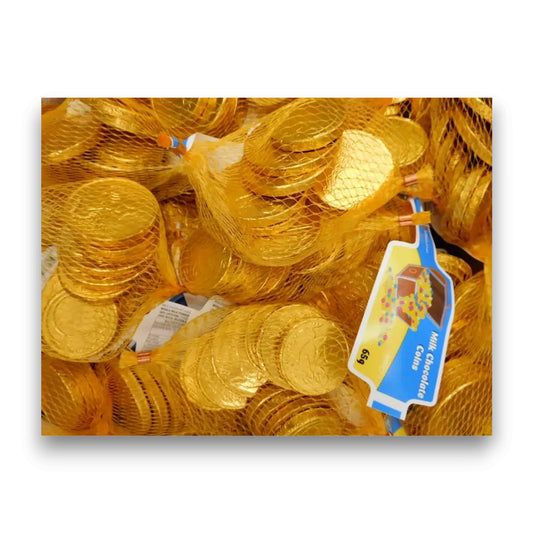 Lolliland Gold Coins - Milk Chocolate 55x65g