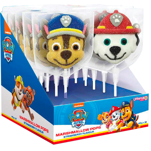 Paw Patrol Pops Marshmallow 12pieces