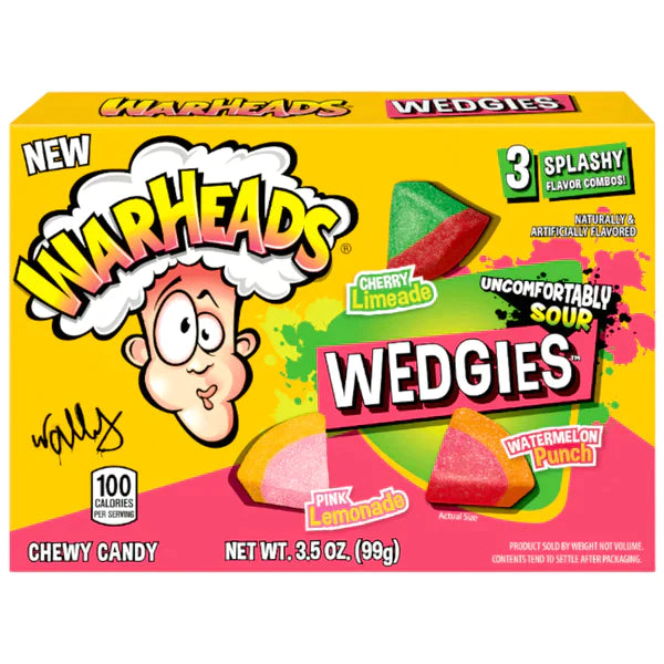 Warheads Sour Wedgies 12 packets