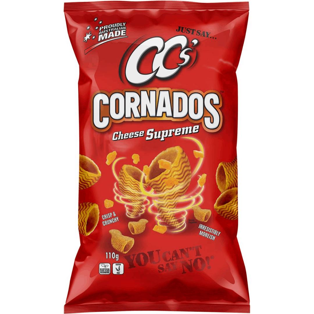 CC’s Cornados Cheese Supreme 12x110g