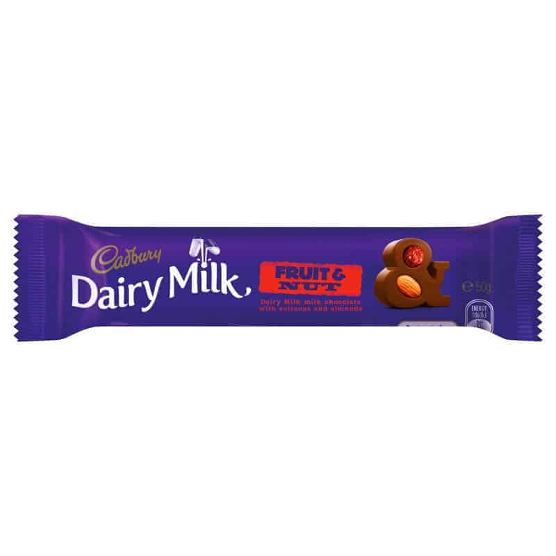 Cadbury Dairy Milk Fruit and Nut 42x50g