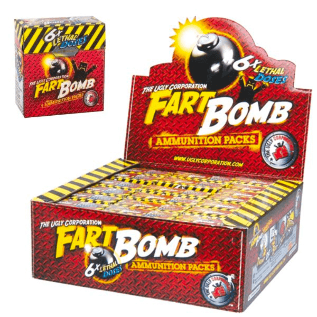 Fart Bomb Ammunition Packs 6 x Lethal Doses