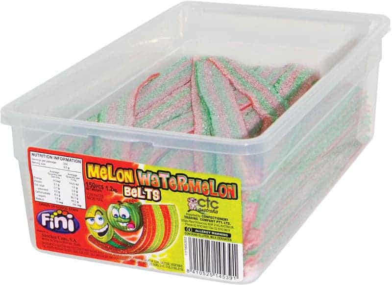 Fini Melon Watermelon Sour Belts 150x1.2kg