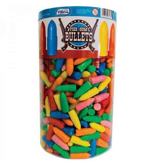 Fizzy Gum Bullets 600pieces