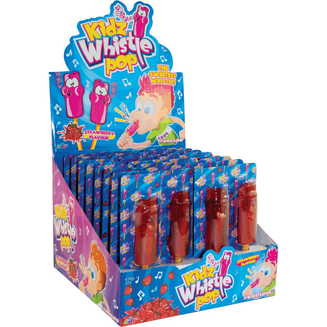 Kidz Whistle Pop 32pieces