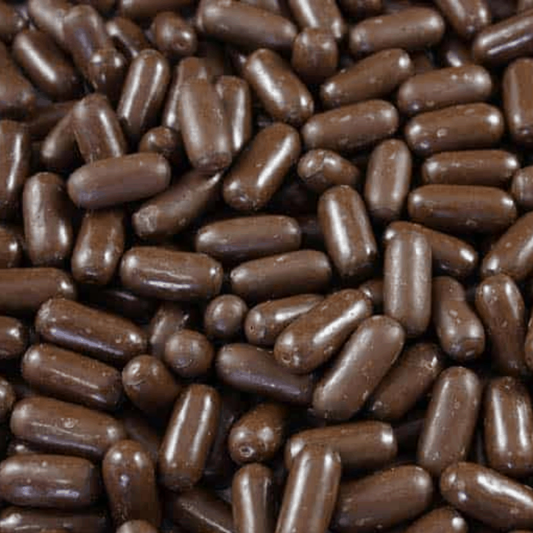 Liquorice Bullets Milk Chocolate 1kg