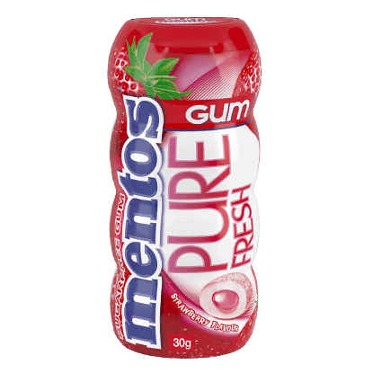 Mentos Pure Fresh Strawberry 10x30g