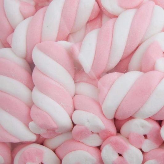 Pink Twist Marshmallows 800g