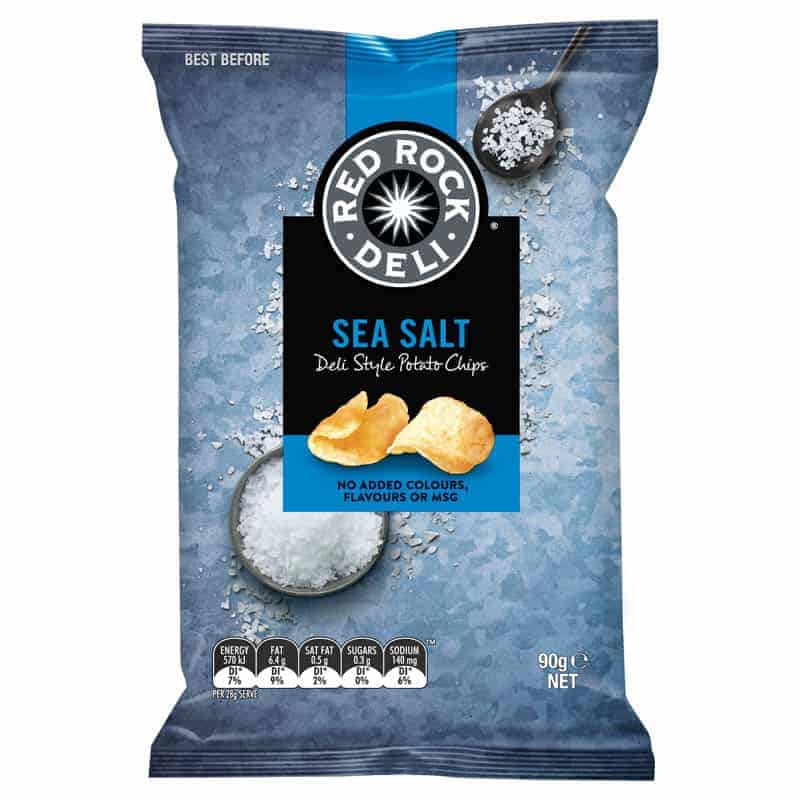 Red Rock Deli Sea Salt 12x90g