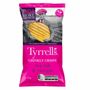 Tyrrells Sea Salt & Vinegar 18x45g