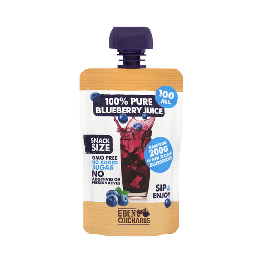 Eden Orchards 100% Pure Blueberry Juice 100ml - 35x100ml