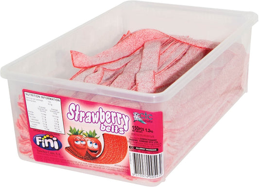 Fini Strawberry Sour Belts 1.2kg