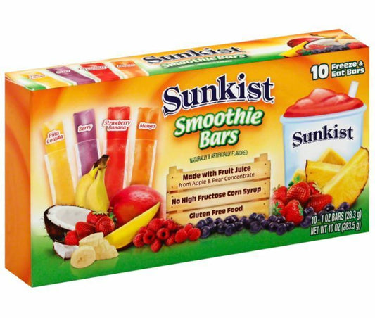 Sunkist Smoothie Bars 28.3g x 10