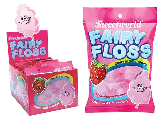 Sweetworld Fairy Floss Strawberry