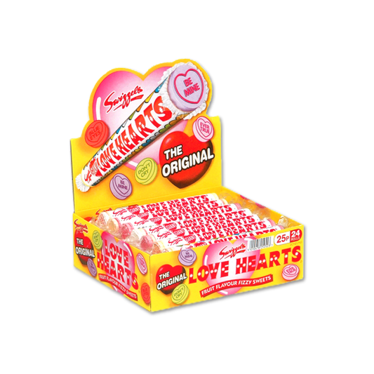 Swizzels Love Heart Rolls 24x39g