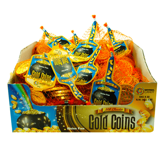 Universal Candy Gold Coins 30 x 65 g