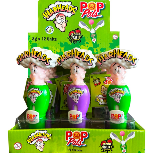 Warhead Pop Pals 12 pieces