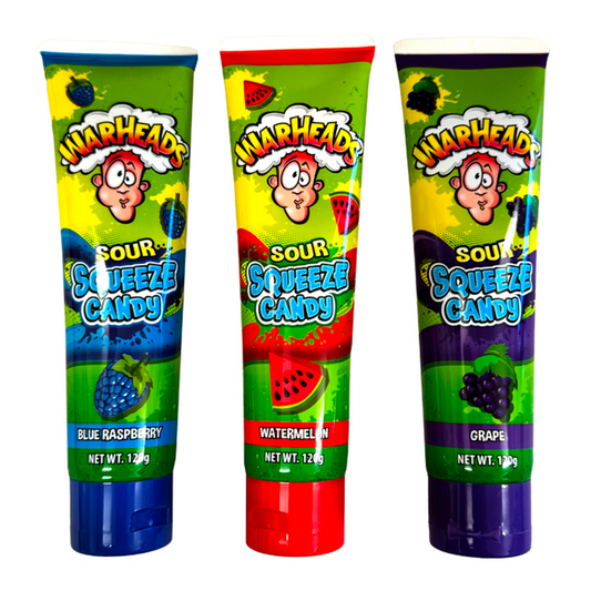 Warheads Sour Squeeze Candy 12pieces