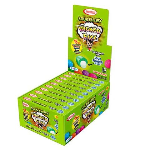 Wicked Fizz Sour Chewy 10 packetsx105g