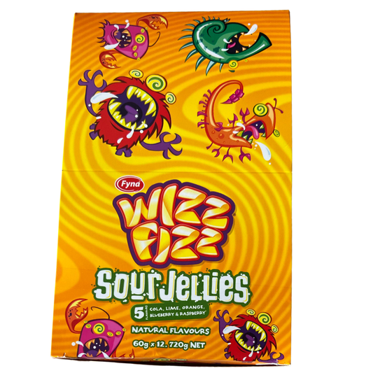 Wizz Fizz Sour Jellies 12 pieces