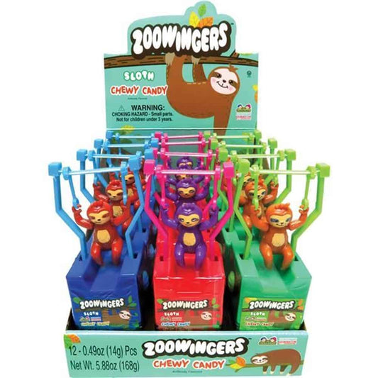 Zoowingers Sloth Chewy Candy 12 Units x 14g