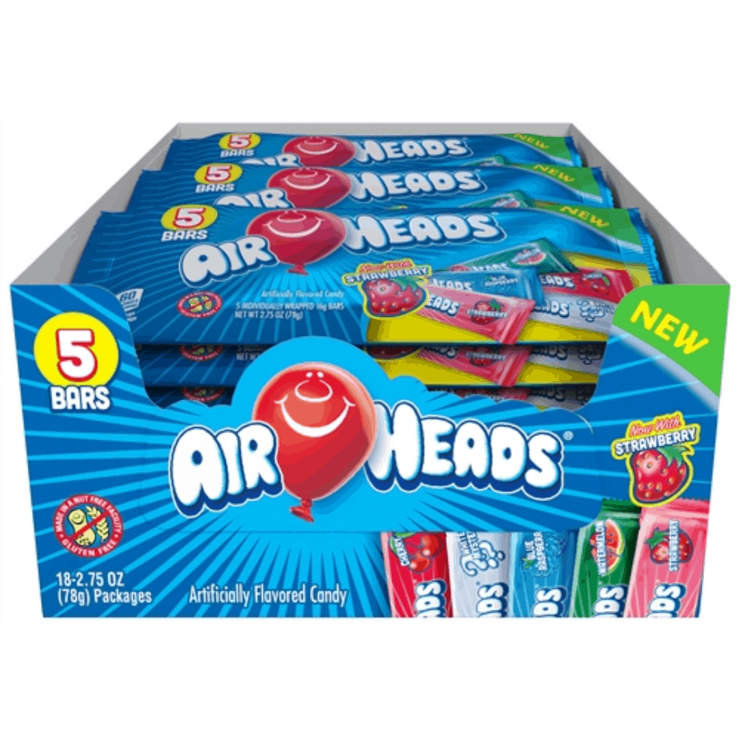 Airheads 5 Bars 18x78g