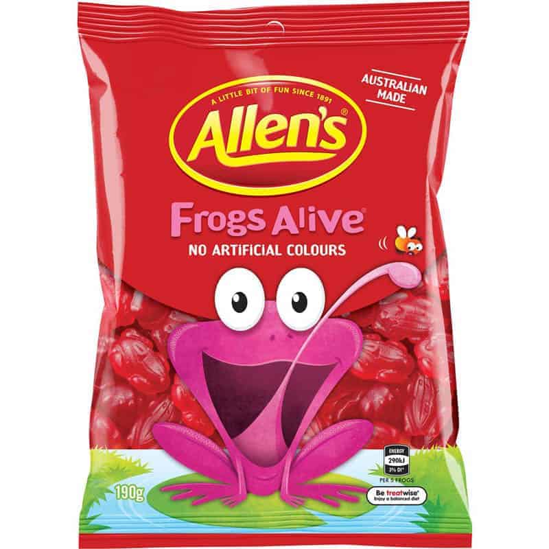 Allen’s Frogs Alive 12x190g