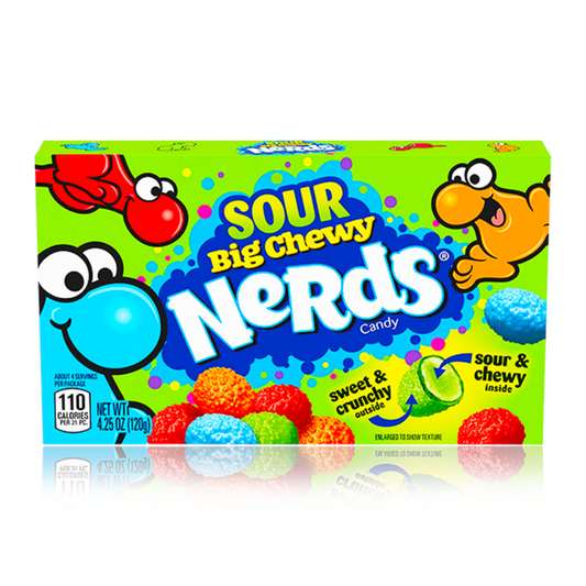 Big Sour Chewy Nerds 12x120g