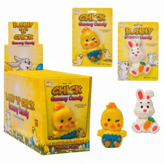 Bunny and Chick Gummy Candy 12x150g