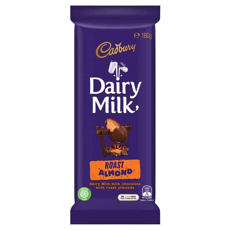 Cadbury Dairy Milk Roast Almond	14x180g