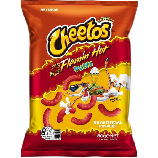 Cheetos Flaming Hot Puff 15x80g