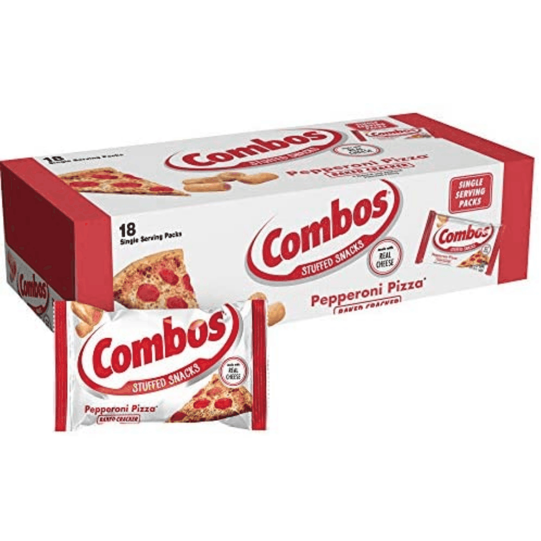 Combos Pepperoni Pizza Baked Crackers 18packs