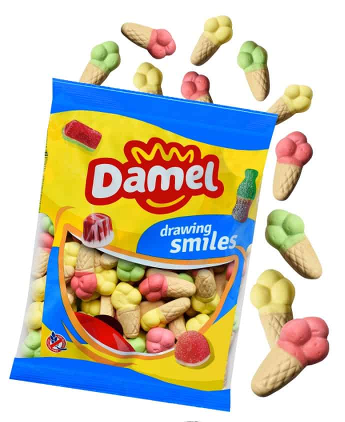 Damel Gummy Ice Cream 1kg