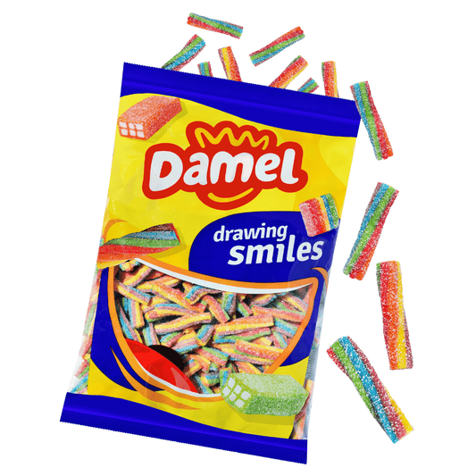 Damel Rainbow Sour Twist Bites