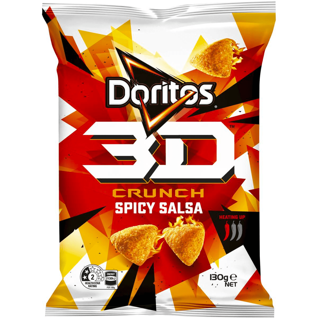 Doritos 3D Crunch Spicy Salsa 18x40g