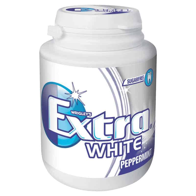 Extra White, White Peppermint 6x64g