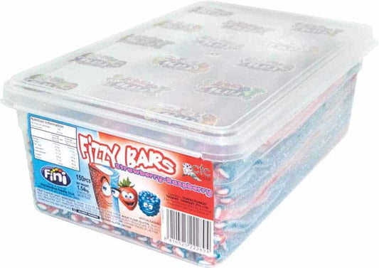 Fini Fizzy Bars Strawberry & Raspberry 150x1.54kg