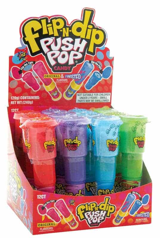 Flip N Dip Push Pop 12x20g