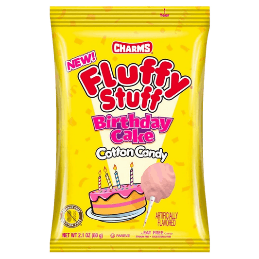 Fluffy Stuff Birthday Cake Cotton Candy 60g