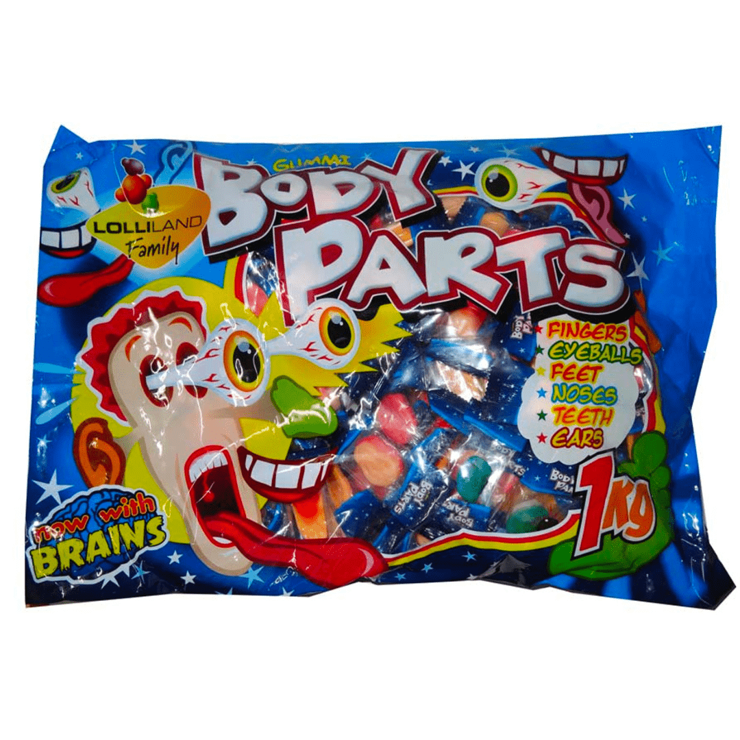 Gummi Body Parts 100pieces