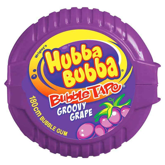 Hubba Bubba Bubble Tape Groovy Grape 12x56g