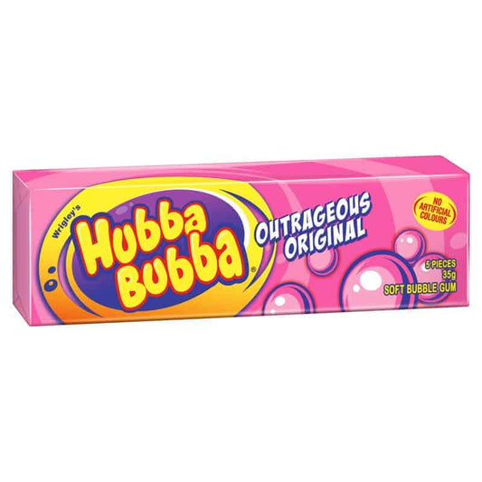 Hubba Bubba Soft Bubble Gum Outrageous Original 20x35g5pieces