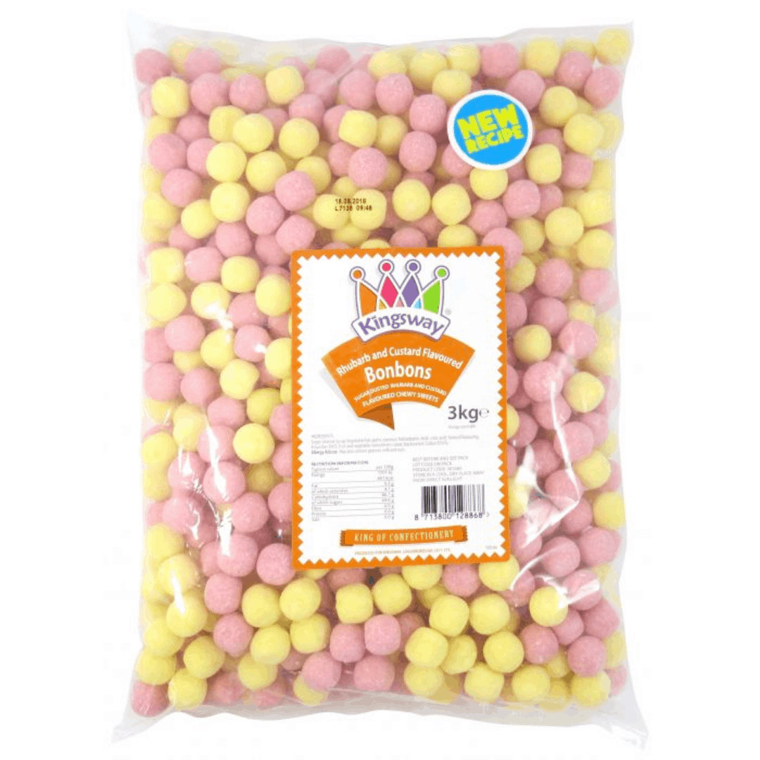 Kingsway Bonbons Rhubarb and Custard 3kg