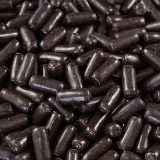 Liquorice Bullets Dark Chocolate 1kg