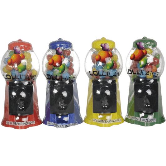 Lolliland Gum Ball Machine 6x40g