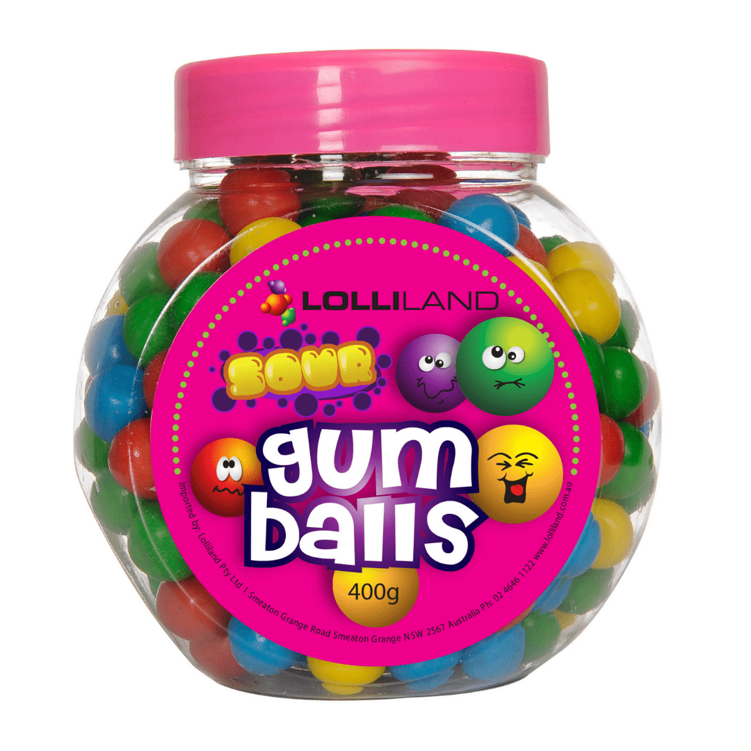 Lolliland Sour Gum Balls 400g