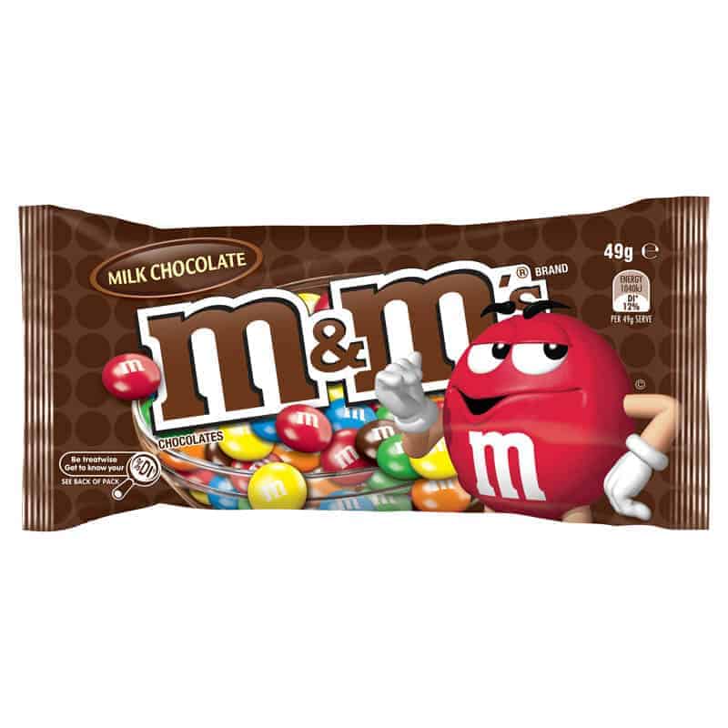 M&M’s Milk Chocolate 12x49g