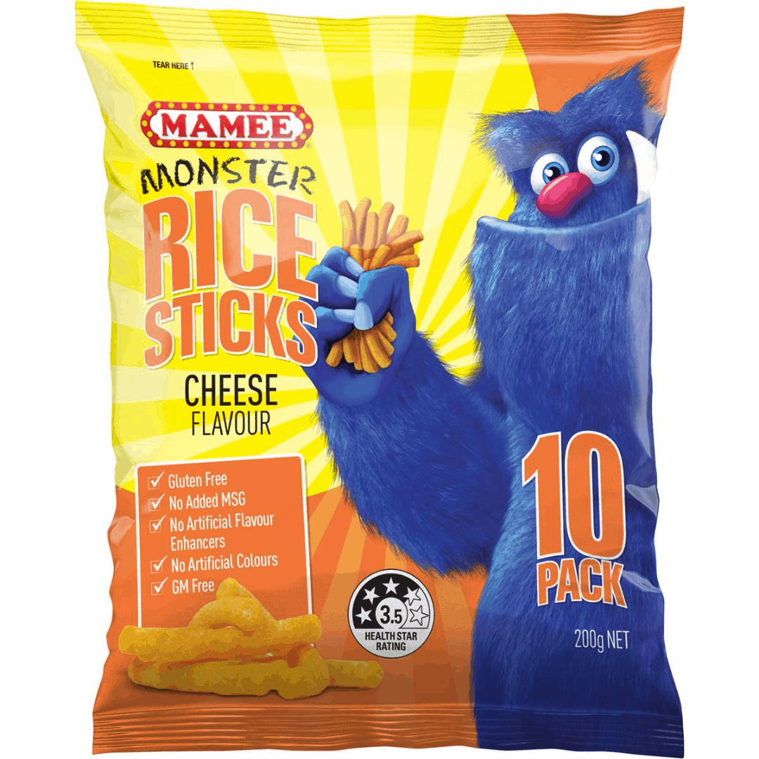 Mamee Rice Sticks Cheese 36x20g